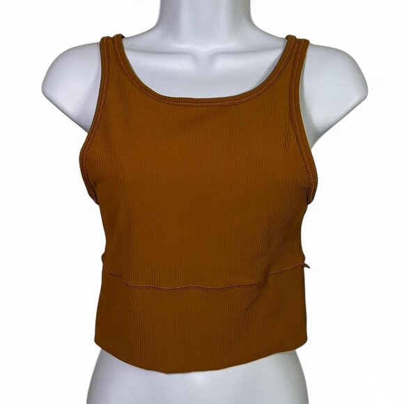 Lululemon Power Pivot Ribbed Tank Top in Butternut Brown - Picture 2 of 7